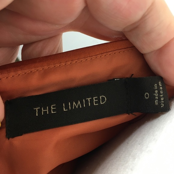 NWT The Limited strapless fall spiced pumpkin formal party dress size 0 - Picture 8 of 9